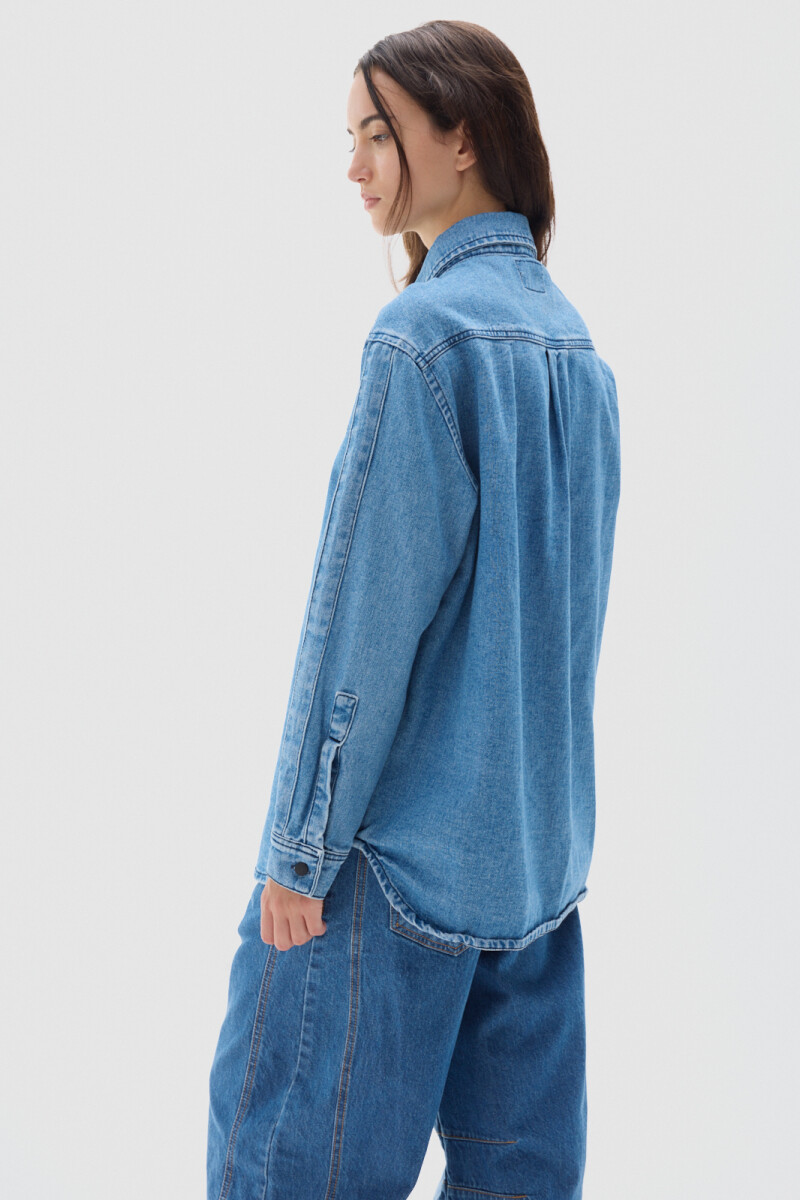 Camisa Noble Denim Soft Classic