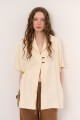 SOBRECAMISA LINO ALAMAR CRUDO