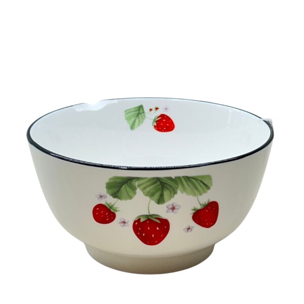 BOWL DE PORCELANA CON DSEÑO FRUTAL • 14cm BOWL DE PORCELANA CON DSEÑO FRUTAL • 14cm