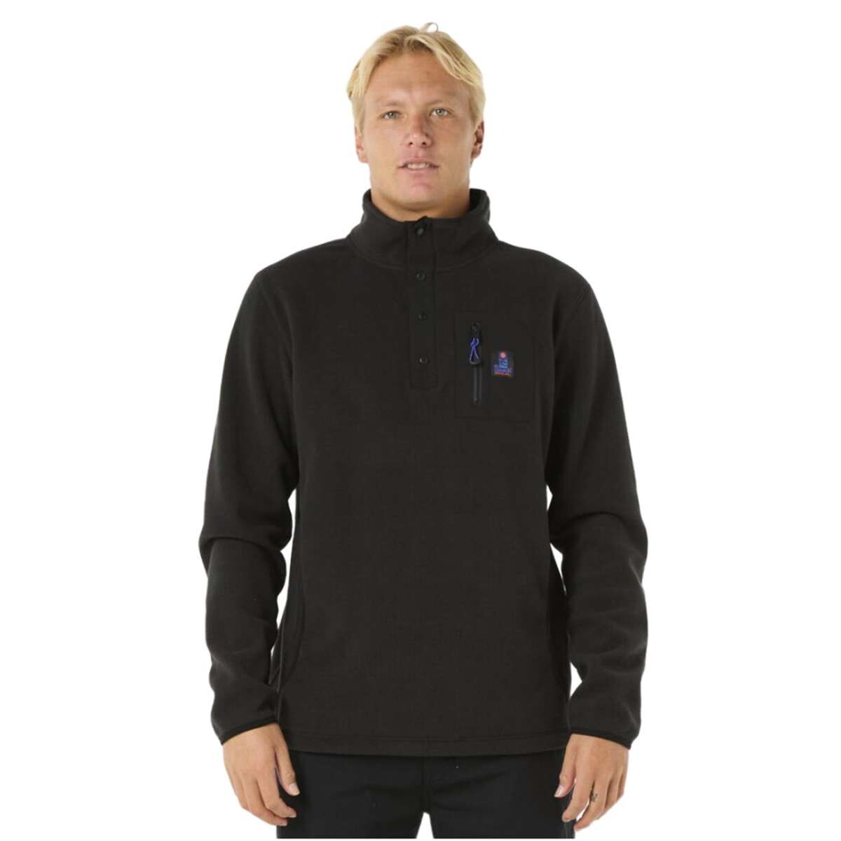 Canguro Rip Curl Search Polar Fleece Crew - Negro 