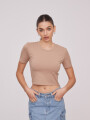 Remera Belga Beige Oscuro