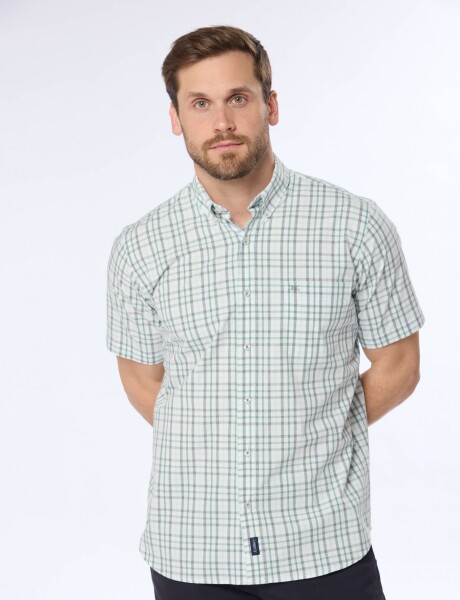 CAMISA SPORT A CUADROS Verde
