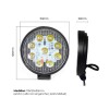 Faro De Led Circular -9 Led 3 Whatts Cada Uno 12v/24v Faro De Led Circular -9 Led 3 Whatts Cada Uno 12v/24v