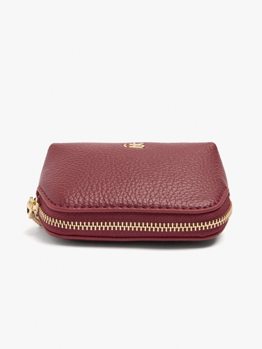 Monedero Liso rojo
