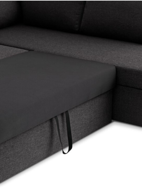 Sofá cama rinconera MARSLEV tela gris osc Sofá cama rinconera MARSLEV tela gris osc