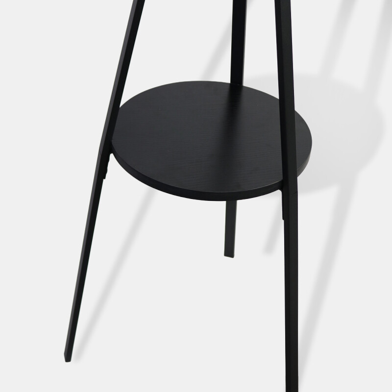 PERCHERO NEGRO 44.8X40X180CM Unica