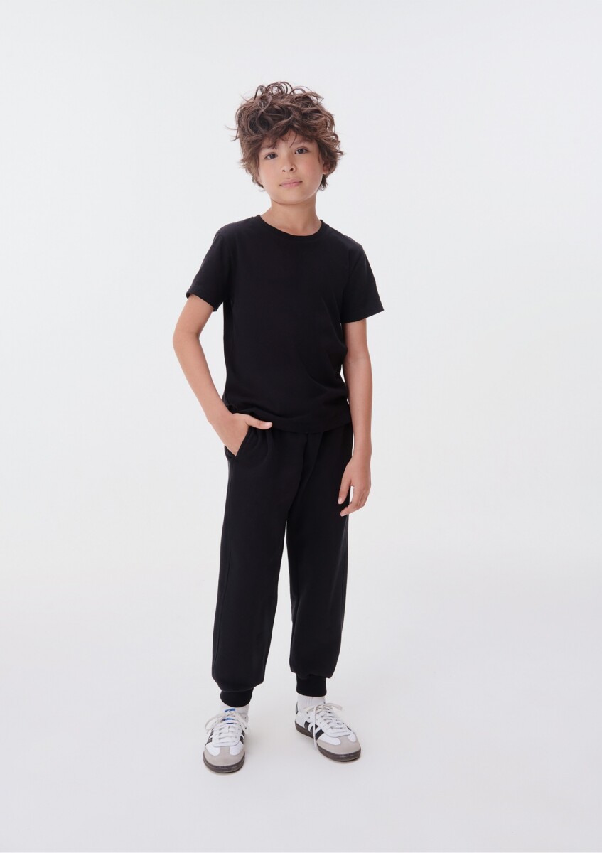 CAMISETA ML MASC - PRETO ESCURO 