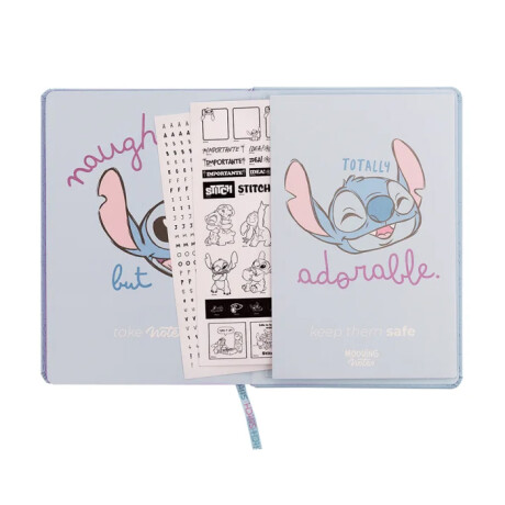 Cuaderno Mooving A5 Stitch celeste