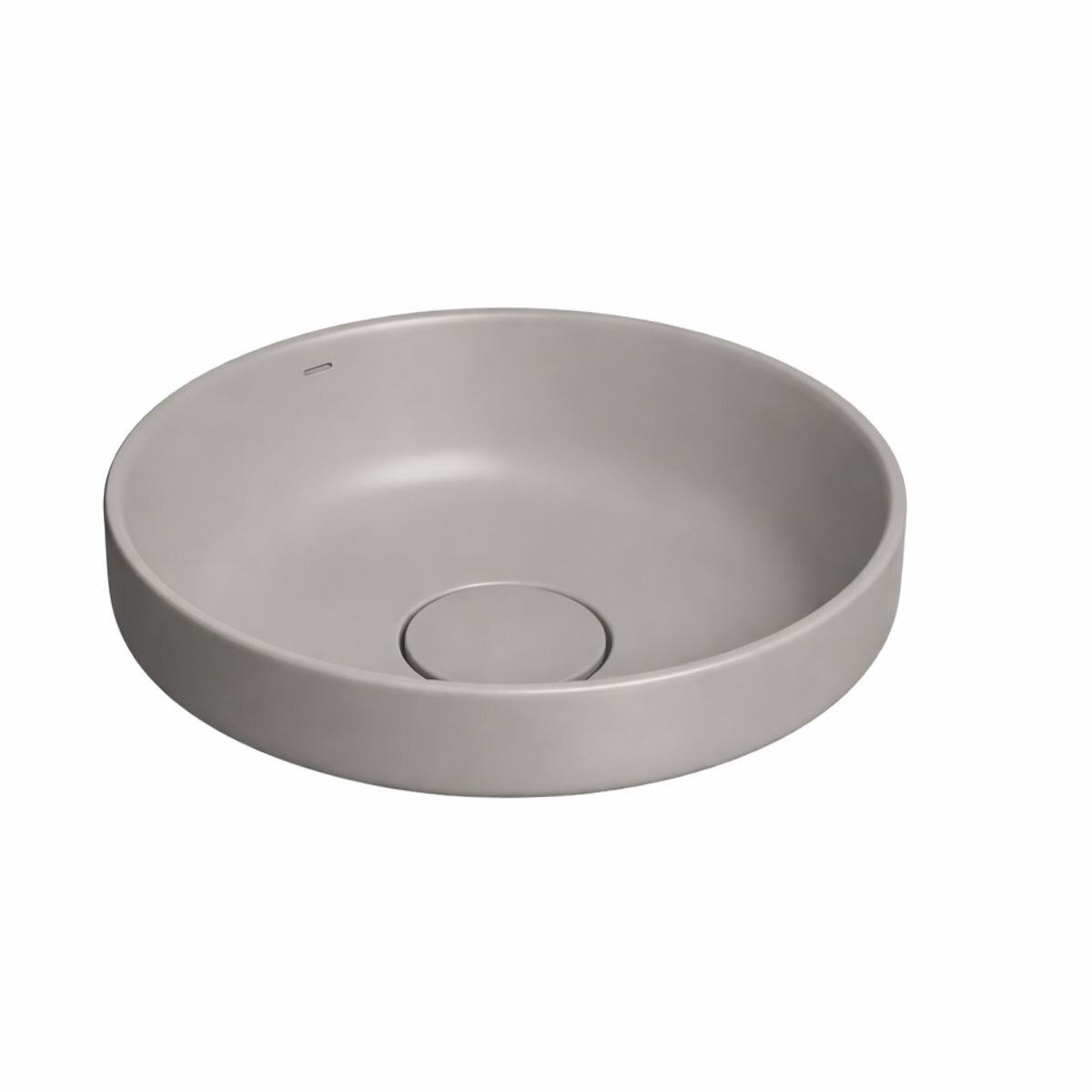 Bacha De Sobreponer Redonda 30 Cm Cinza Deca 