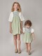 Vestido Canesu Estampado Gris
