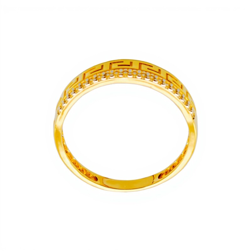 Anillo-Oro bajo-Piedra zirconia-AN8045 conpiedra