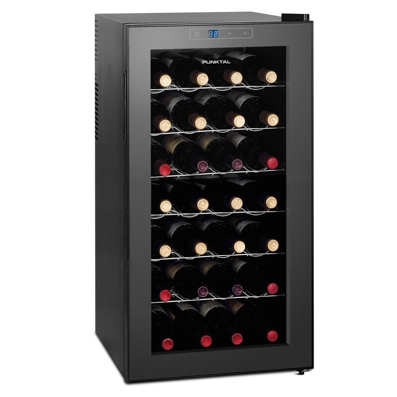 ENFRIADORA DE VINOS PUNKTAL 28 BOTELLAS 70LTS 28LT ENFRIADORA DE VINOS PUNKTAL 28 BOTELLAS 70LTS 28LT