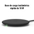 Cargador Inalámbrico Motorola Sjw102 Fast 10w CARGADOR MOTOROLA INALAMBRICO 10W NEGRO