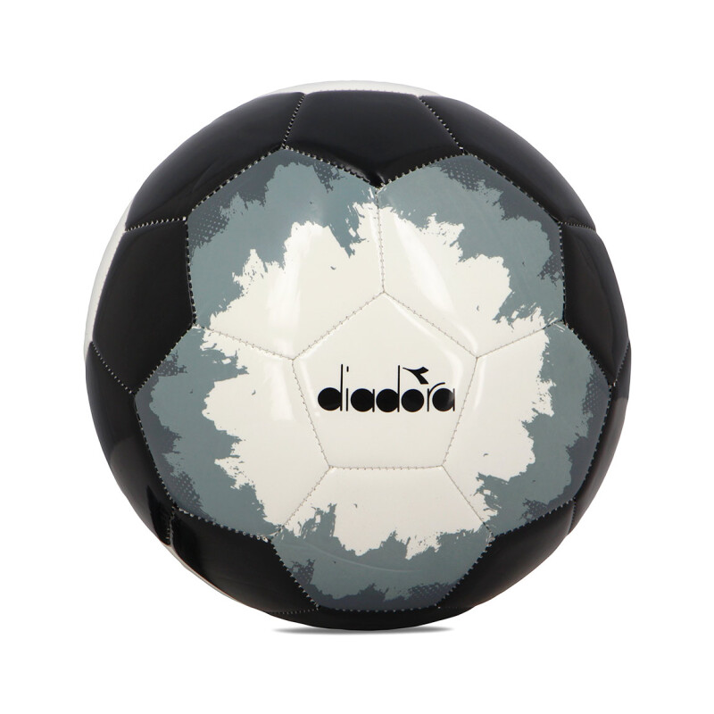 Diadora Pelota Futbol DOHA II N°5 - Negro/Gris Negro-Gris