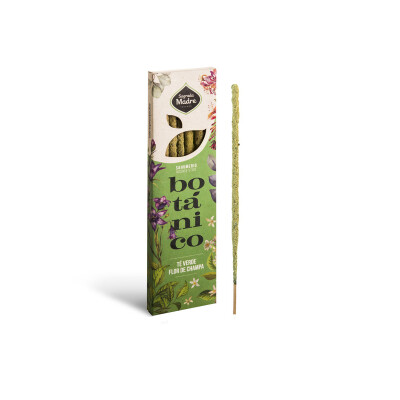 Sahumerio artesanal flor de champa y té verde Sagrada Madre Linea Artesano Flor De Champa
