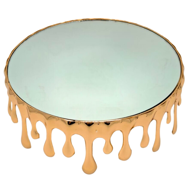 Soporte de Torta de 30CM Estilo Goteado C/ Espejo Soporte de Torta de 30CM Estilo Goteado C/ Espejo