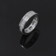 Anillo Sin Fin En Platino Con Brillantes Baguettes Anillo Sin Fin En Platino Con Brillantes Baguettes