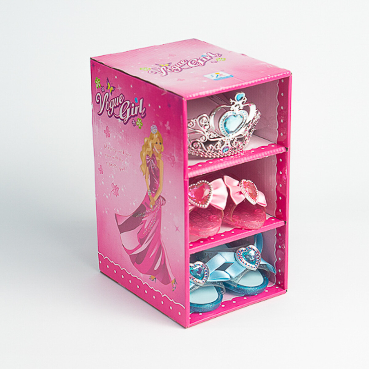 Juego set de princesa sandalias por 2 pares + corona - Juego Set De Princesa Sandalias Por 2 Pares + Corona 