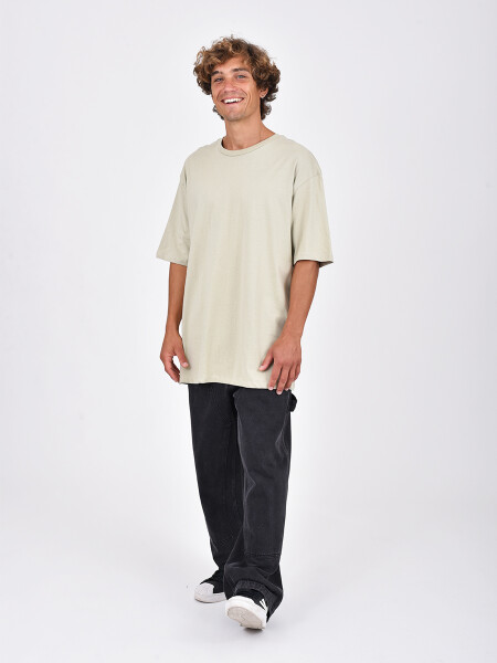 REMERA DEN VERDE GRISACEO