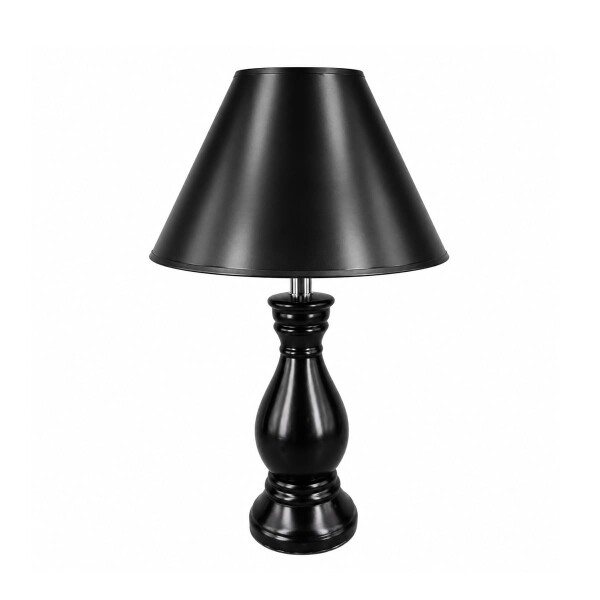 Lampara Alfil Negra YFS 14899 34 cms. Lampara Alfil Negra YFS 14899 34 cms.