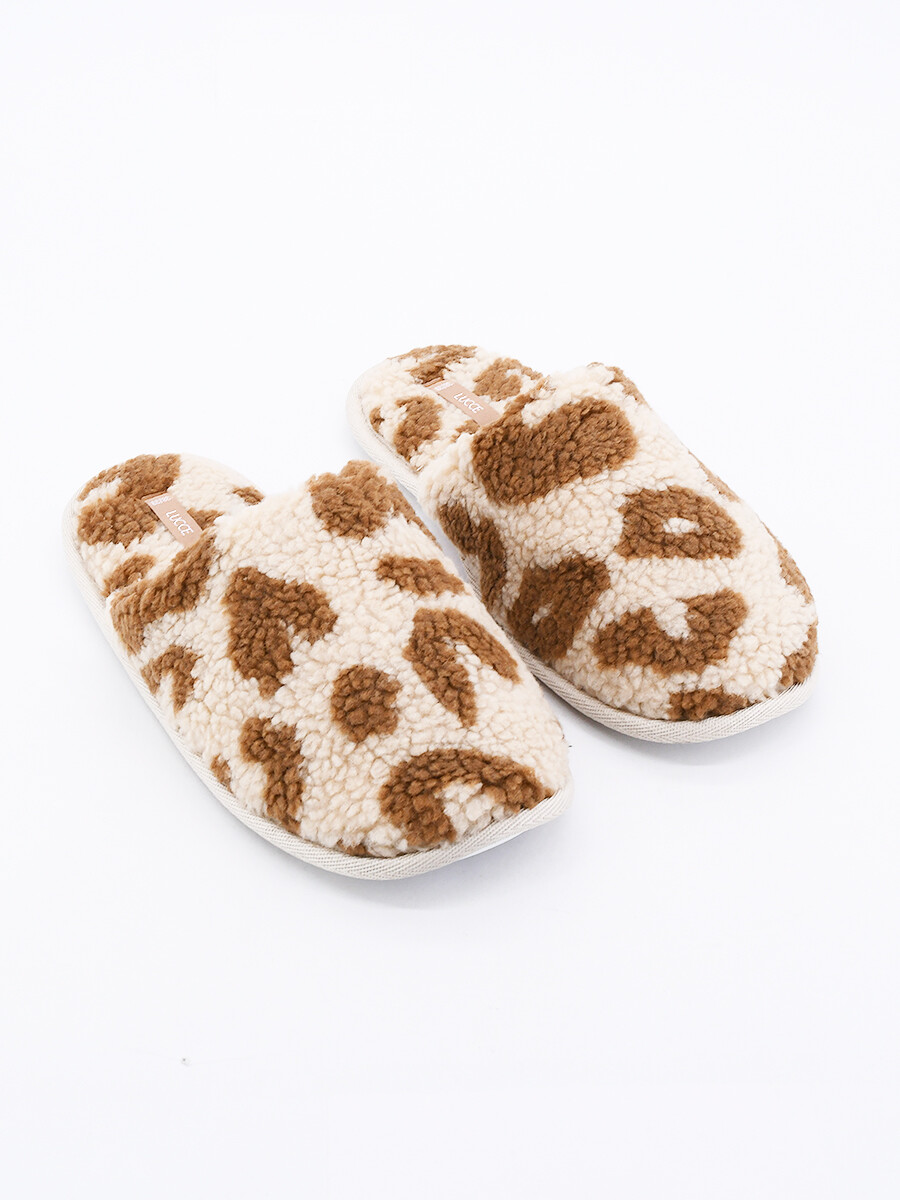 PANTUFLA ANIMAL PRINT - ESTAMPADO 2 