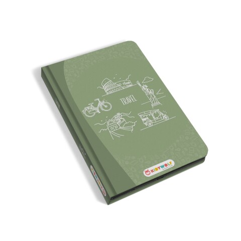 Mini Pizarra Led con libro y actividades Viajes