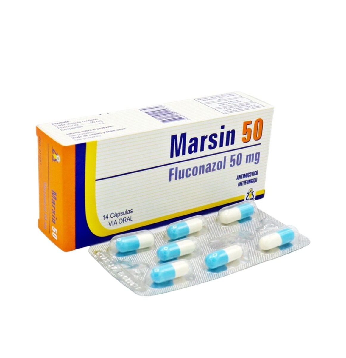 MARSIN 50 MG. CJ X 14 CAPS. 