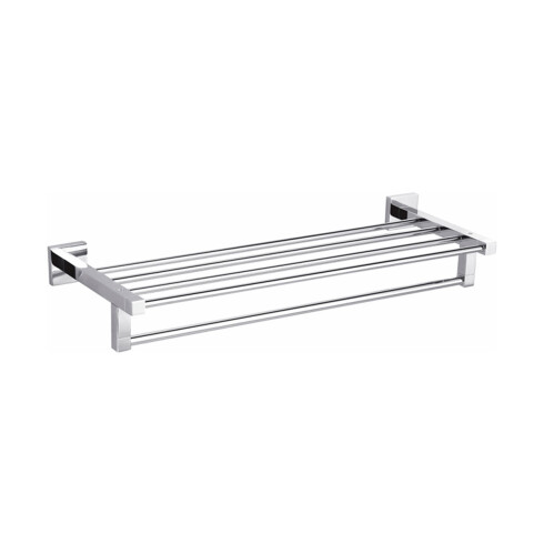 TOALLERO REPISA METAL MANCHESTER CROMO BRILLANTE 60 CM CROMO