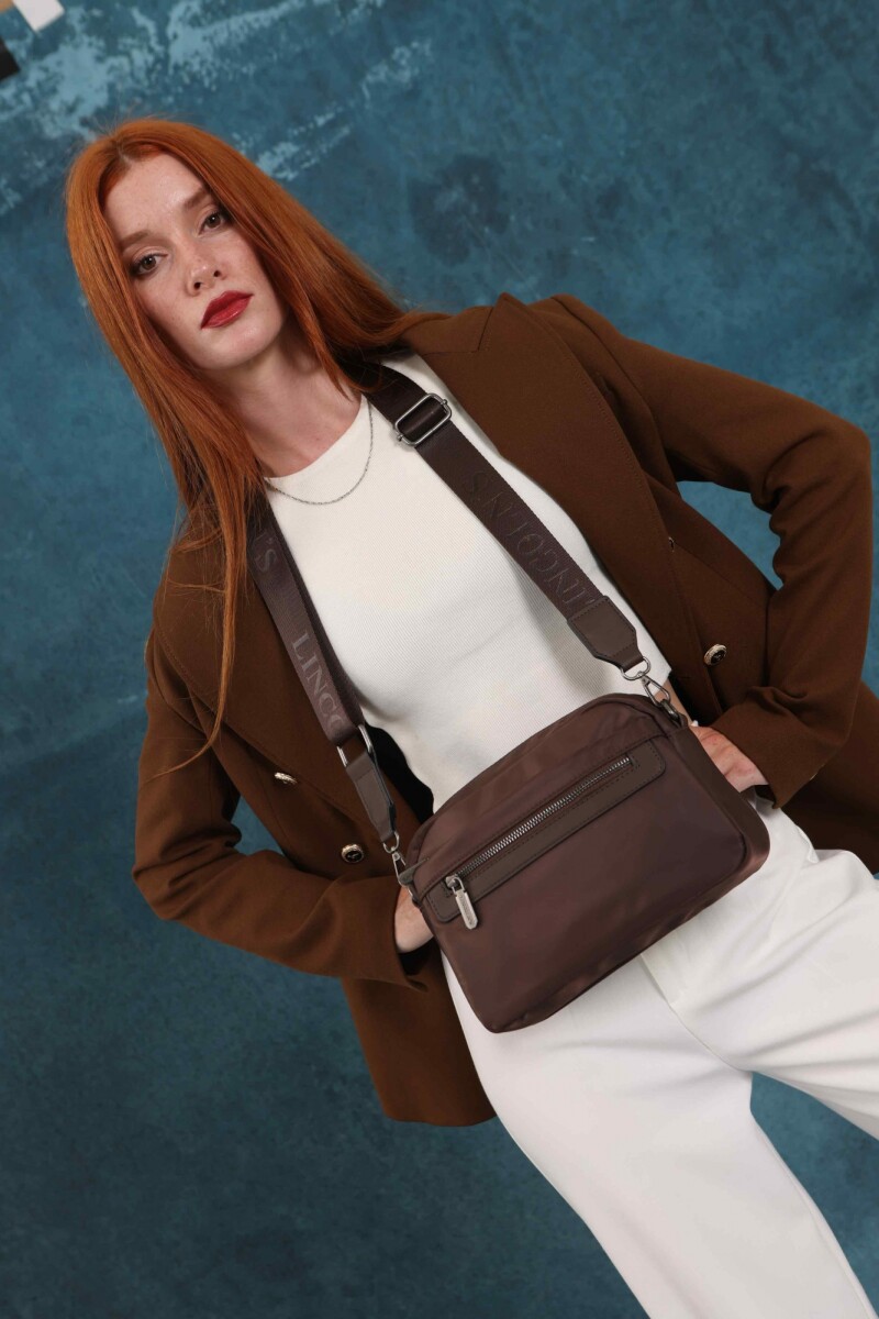 BANDOLERA MORRAL JENGIBRE - CACAO 