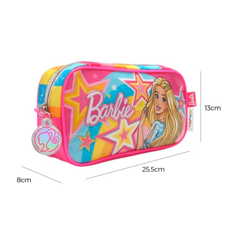 Cartuchera Barbie Escolar Doble Cierre Capacidad Cartuchera Barbie Escolar Doble Cierre Capacidad