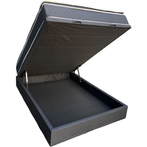Sommier ATENAS con BAUL 138 - 2 Plazas - Espuma EPS y Pillow Top Sommier ATENAS con BAUL 138 - 2 Plazas - Espuma EPS y Pillow Top