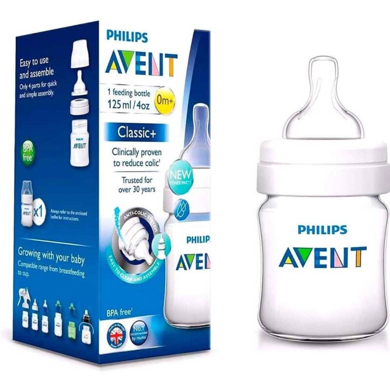 Mamadera Avent Classic 125 Ml. Mamadera Avent Classic 125 Ml.