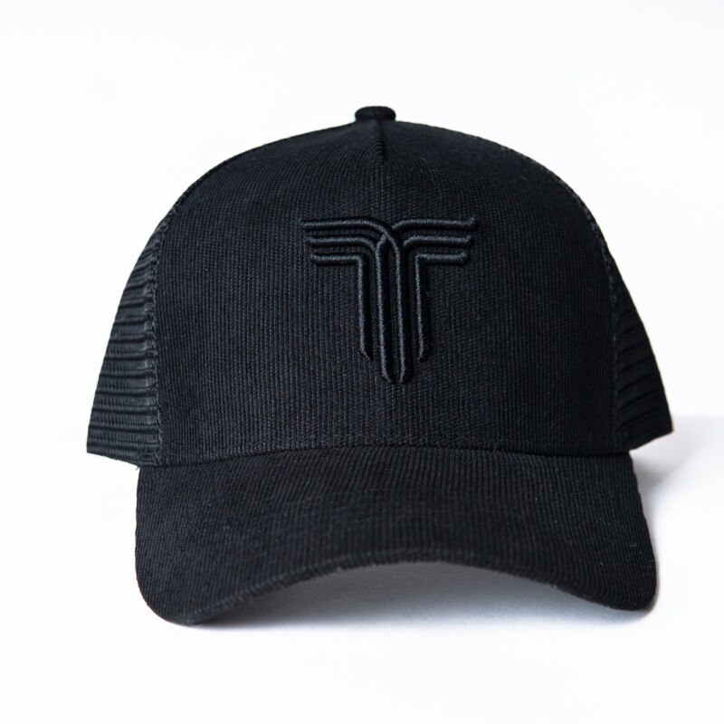 Gorra Tiffosi Corderoy Unisex Negro