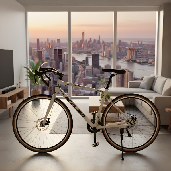 Bicicleta Kajla Ruta Rodado 26 Freno De Disco 21 Velocidades Blanco 1