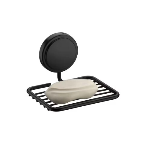 JABONERA ADHESIVA NEGRO MATE Jabonera Adhesiva Negro Mate