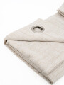 CORTINA 8 OJALILLOS BEIGE (V)