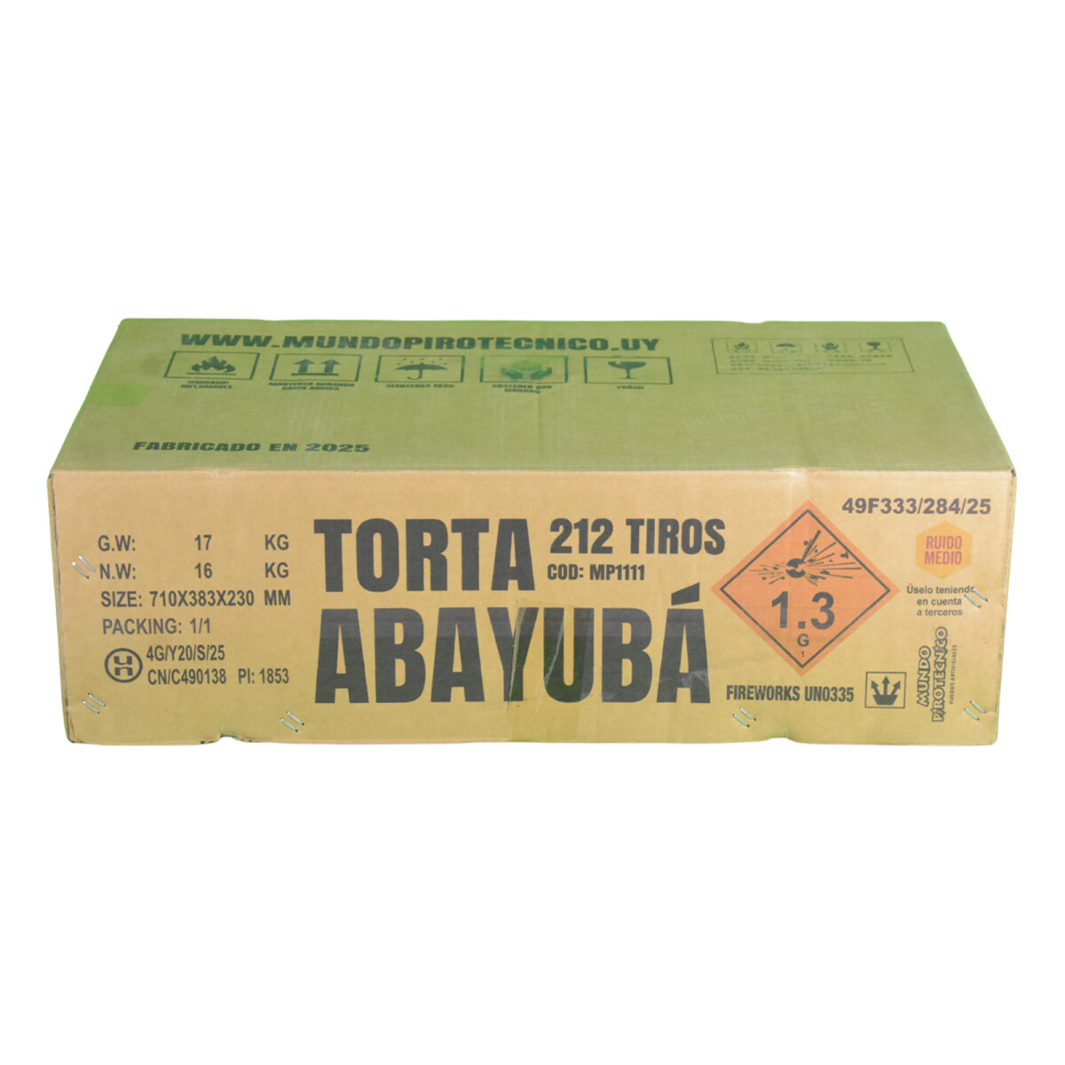 TORTA ABAYUBA 212 Tiros 
