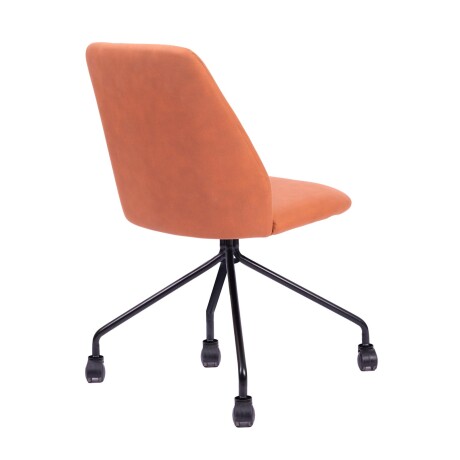 ASIENTO DE OFICINA TELA-Y-METAL NARANJA ERIE S/P