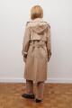 TRENCH CAPUCHA LARGA BEIGE