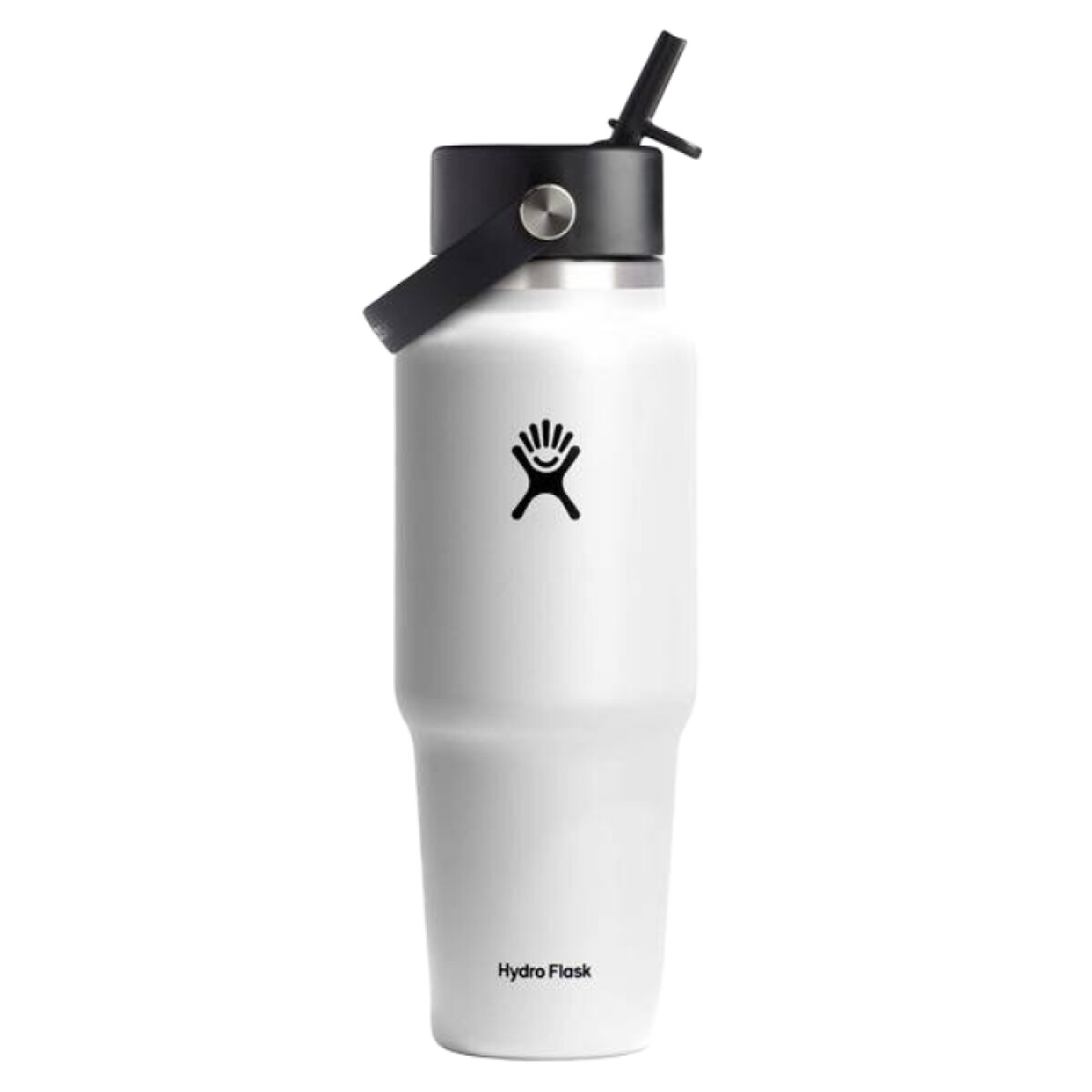 Botella Hydro Flask 32 Oz Wide Flex Straw Travel - Blanco 