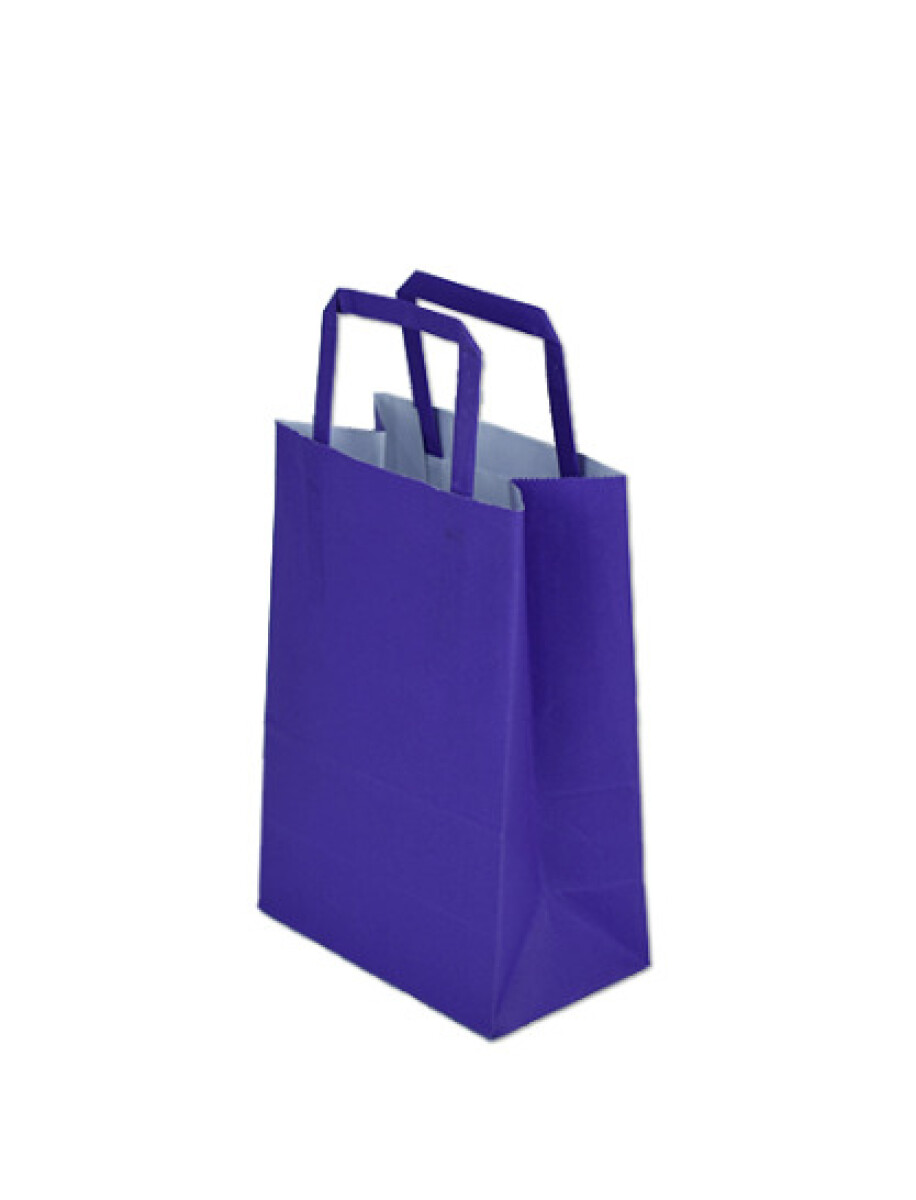 Bolsa lisa acuario 14x08x20 cm - VIOLETA 