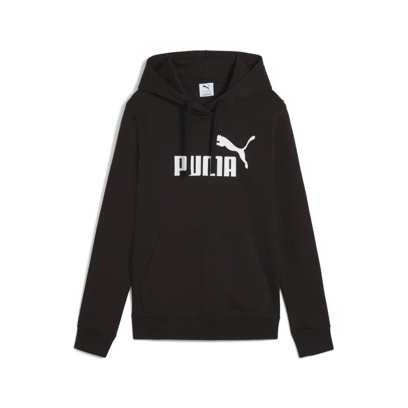 Abrigo ESS Nº1 Logo Hoodie Felpa de Mujer Negro