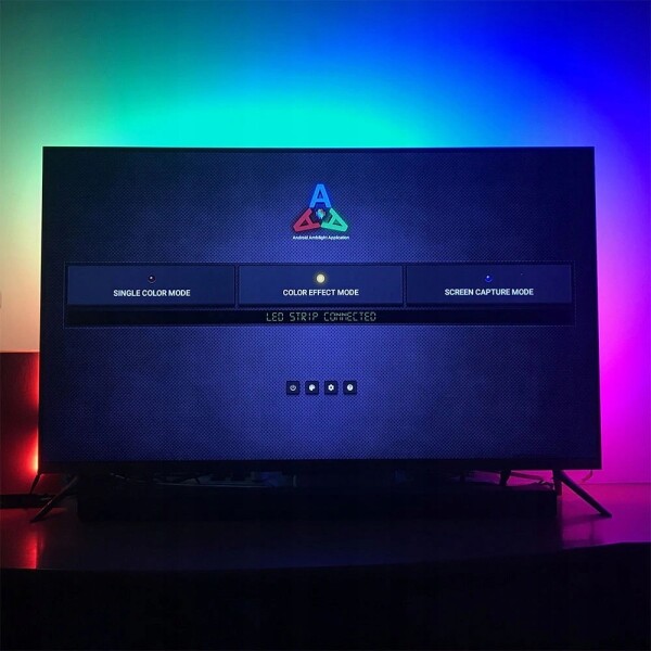 Cinta Tira Luces Led Rgb 5 Metros Ambilight Monitor Tv Y + Cinta Tira Luces Led Rgb 5 Metros Ambilight Monitor Tv Y +