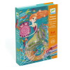 Kits de manualidades con purpurina Sirena Djeco Kits de manualidades con purpurina Sirena Djeco