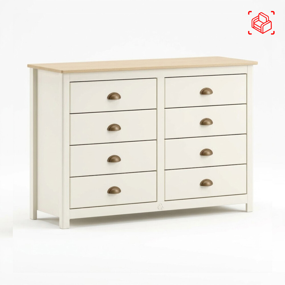 Cómoda PINO NATURAL-BEIGE TOPAZIO