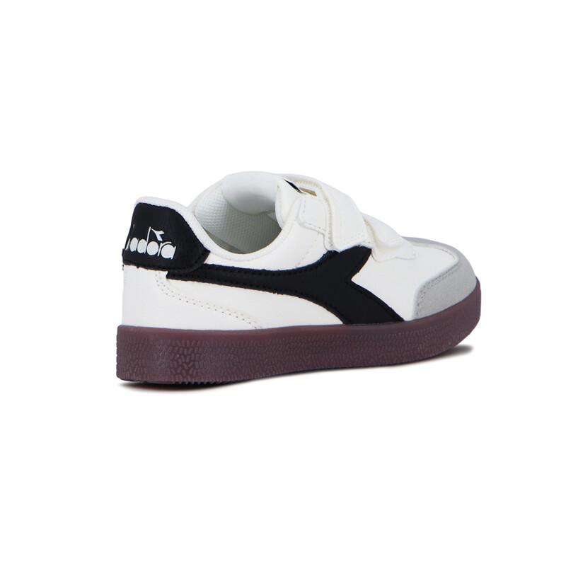 Diadora BAMTELO PU Lifestyle Niños/ Blanco-Negro Blanco-Negro