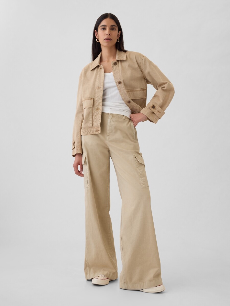 Pantalón Cargo Baggy Mujer - Bedrock 291 