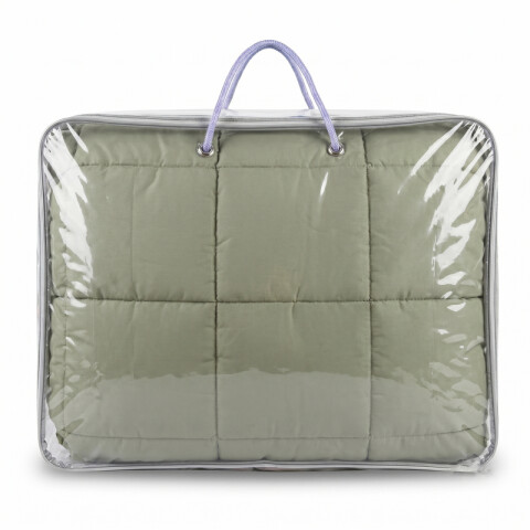 Acolchado 2 Plazas Doble Faz Microfibra Térmico 195 x 230cm - Verde Oliva Apagado Acolchado 2 Plazas Doble Faz Microfibra Térmico 195 x 230cm - Verde Oliva Apagado