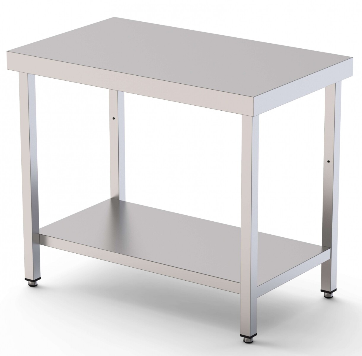 Mesa de trabajo Inox C/ Estante Infl 1800x800x850 Perpetua 