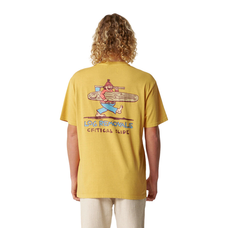 Remera Critical Slide Logger - Mostaza Remera Critical Slide Logger - Mostaza